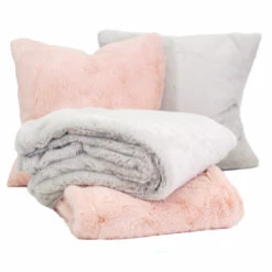Faux Rabbit Fur Cushions And Throws