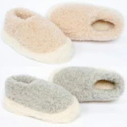 100% Wool Slippers By Yoko Wool