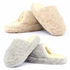 Basic - 100% Wool Slippers By Yoko Wool