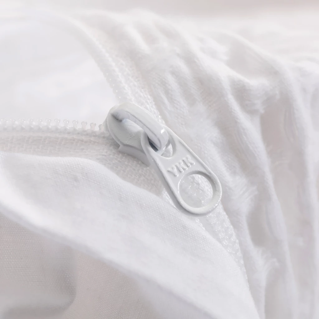 Luna White Waffle Cover Set - Image 4