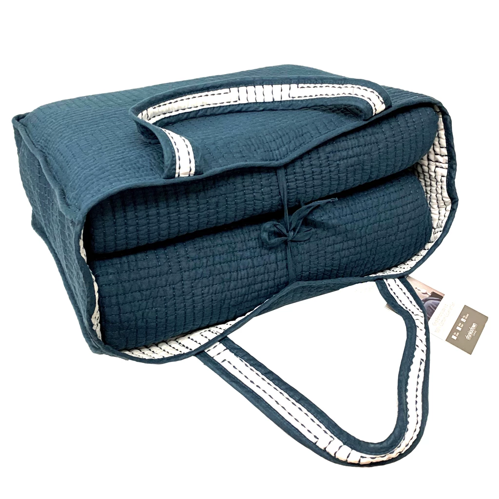 Grid Cotton Coverlet Set - Image 5