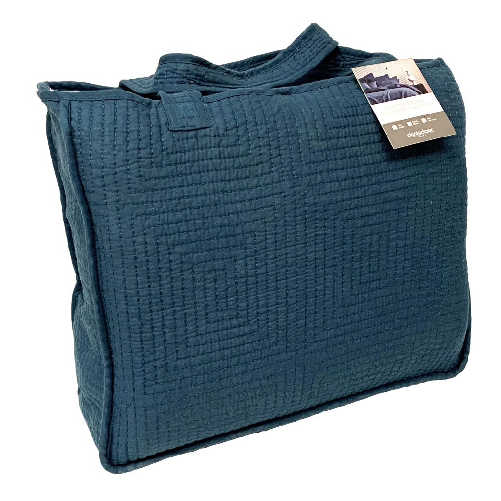 Grid Cotton Coverlet Set - Image 4